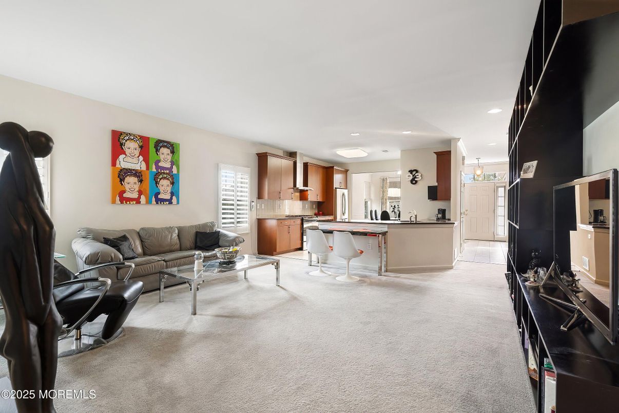 Interior, Kitchen, Living room, Recessed Lighting