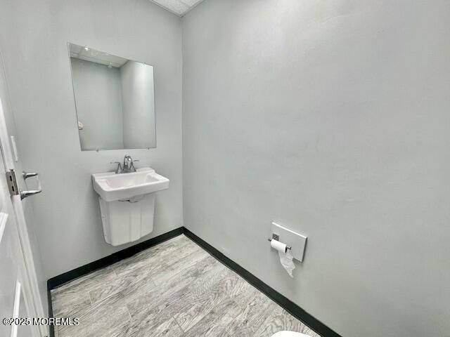 Bathroom, Interior, Wood Texture Flooring
