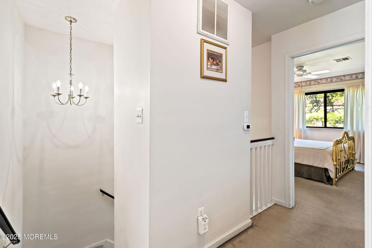 Bedroom, Chandelier, Interior