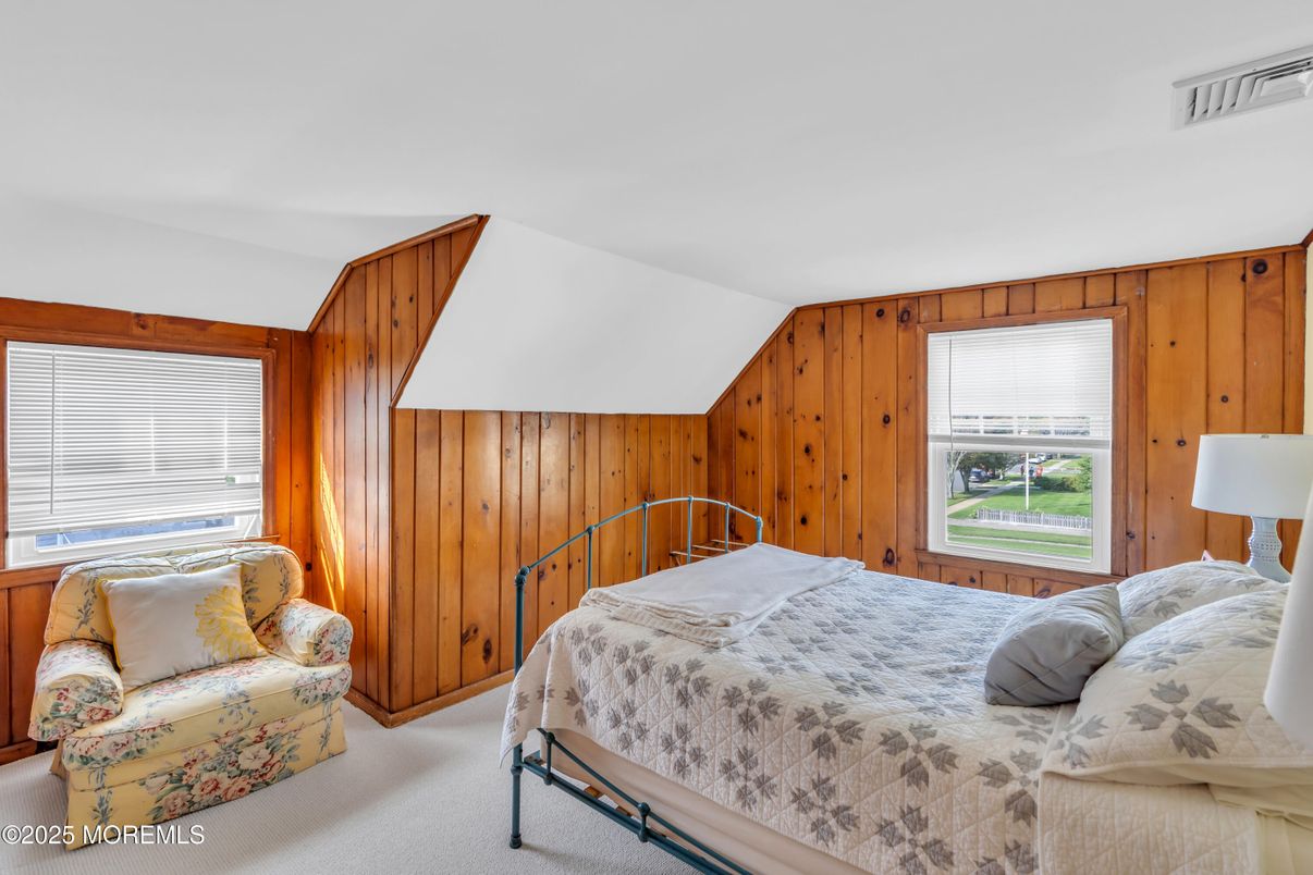 Bedroom, Interior, Wooden Walls