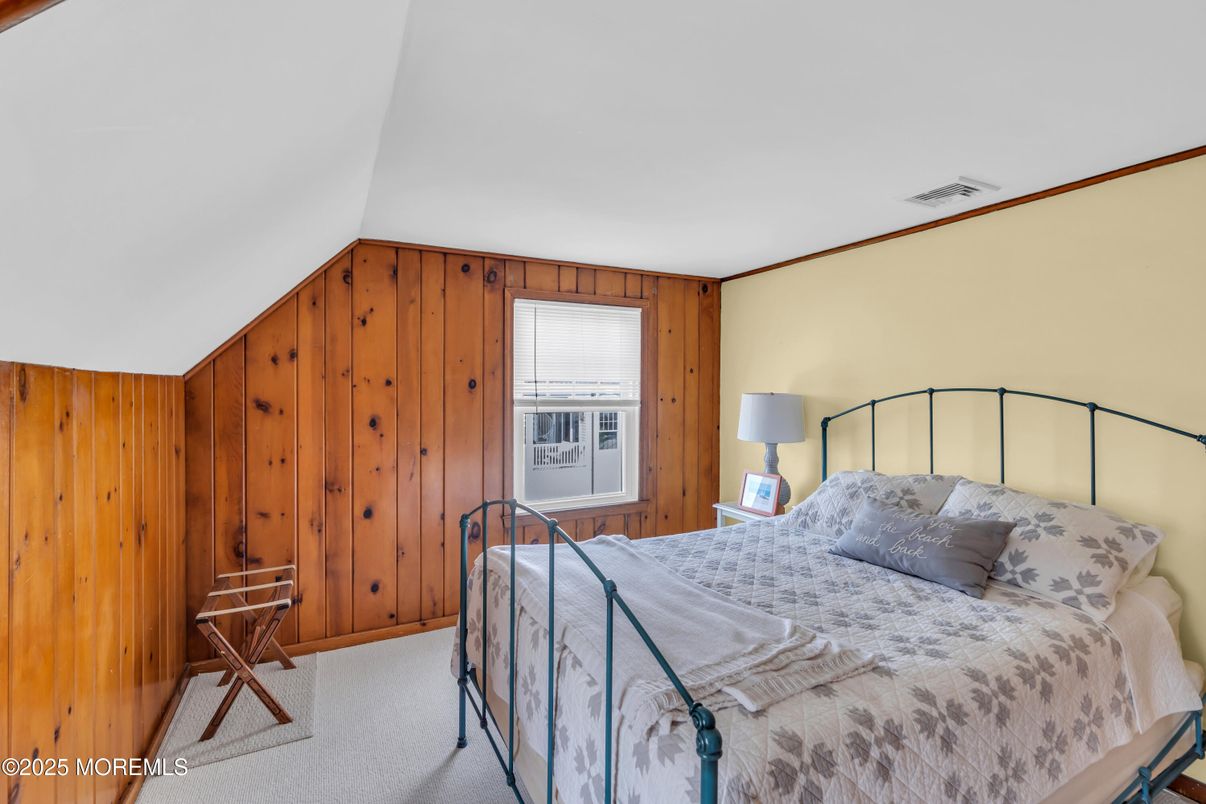 Bedroom, Interior, Wooden Walls