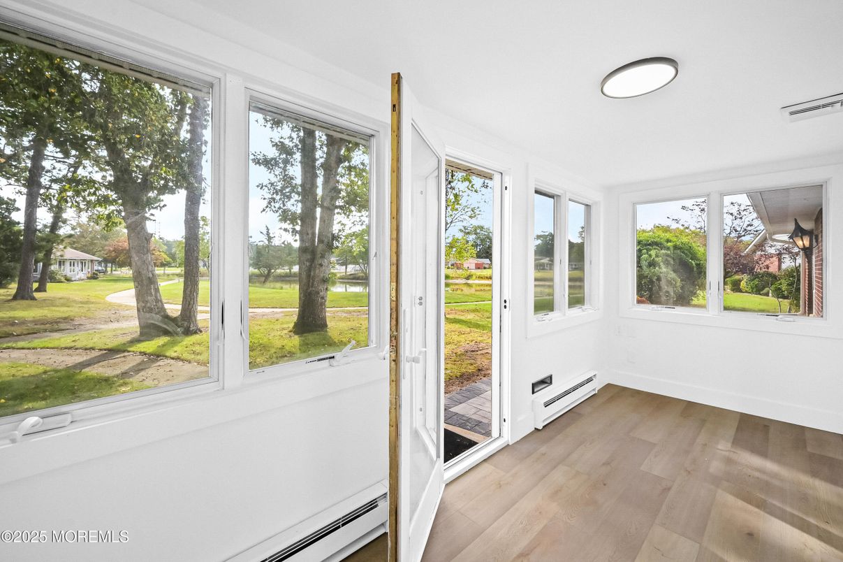 Interior, Sun Room, Wood Texture Flooring