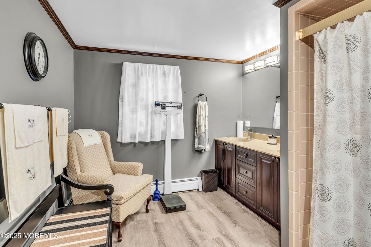 Bathroom, Interior, Wood Texture Flooring
