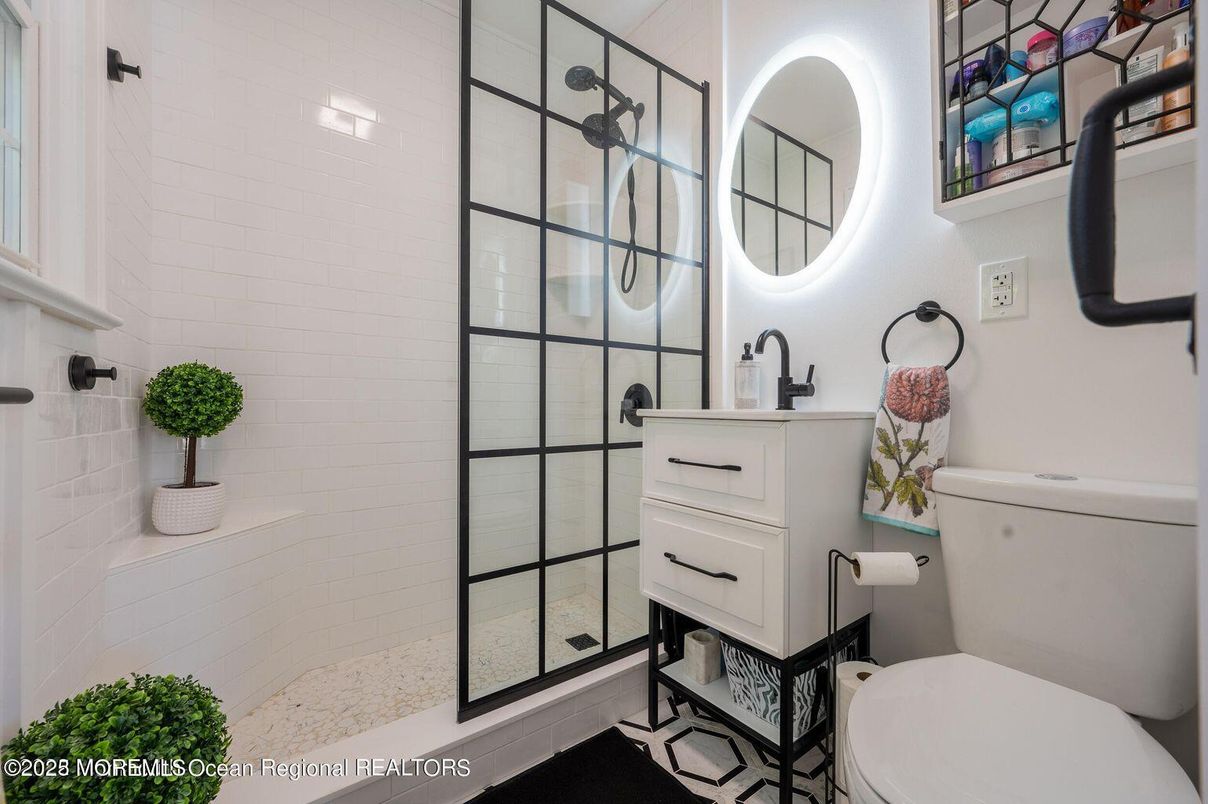 Bathroom, Glass Shower, Interior
