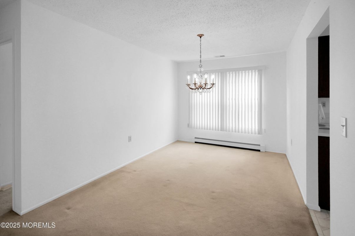 Chandelier, Empty room, Interior