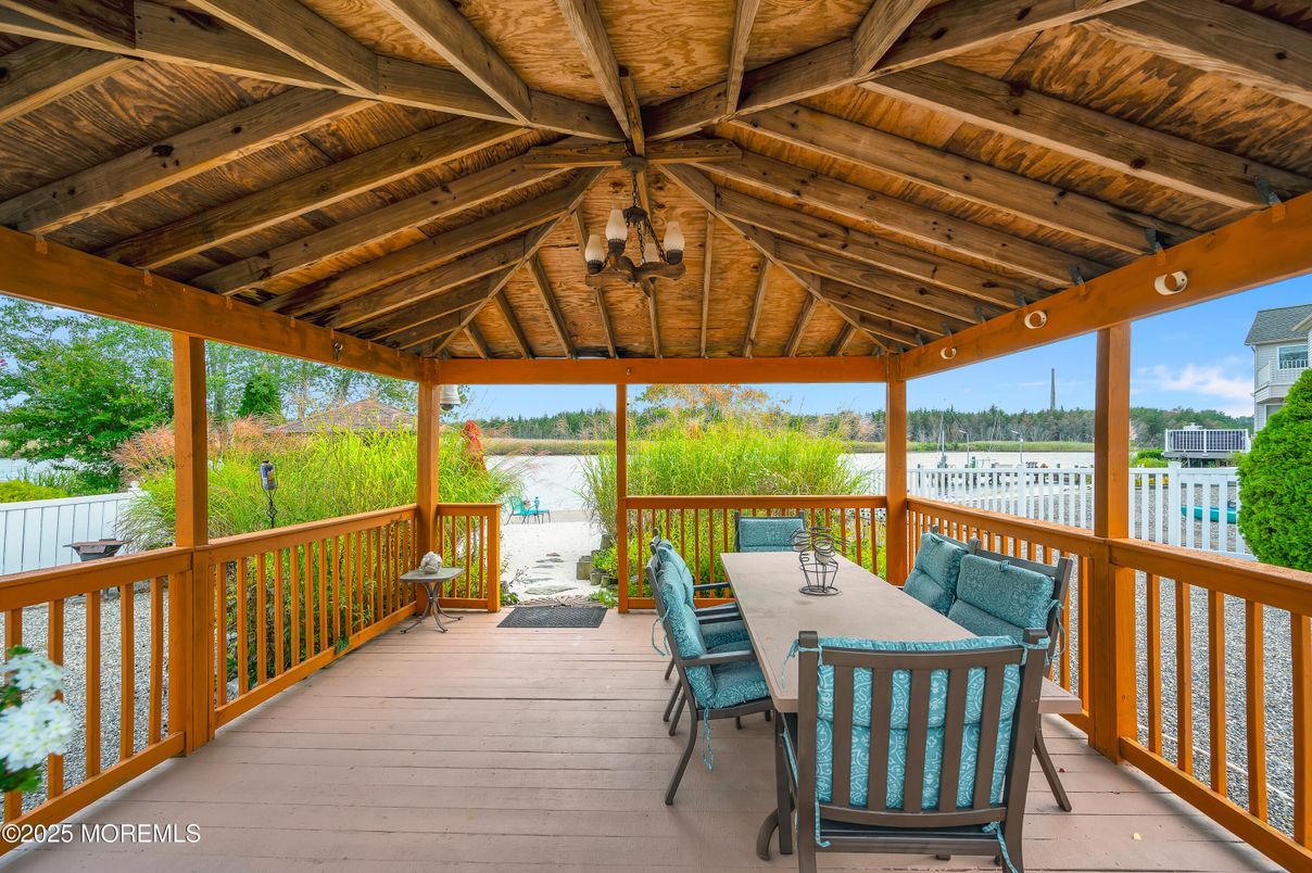 Exterior, Water, Wooden Beams