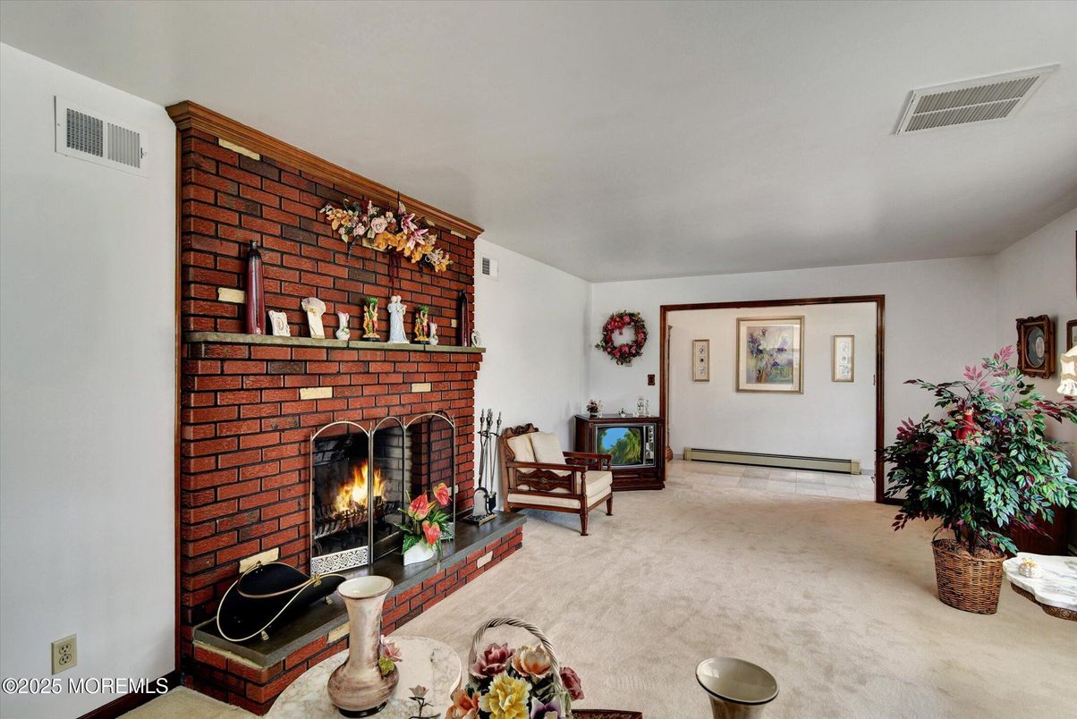 Fireplace, Interior, Living room, Stone Walls