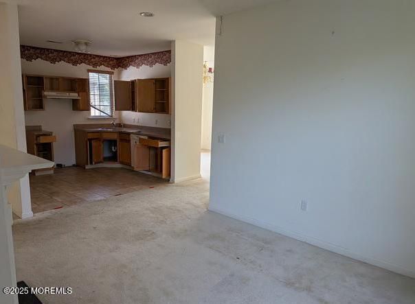 Empty room, Interior, Kitchen