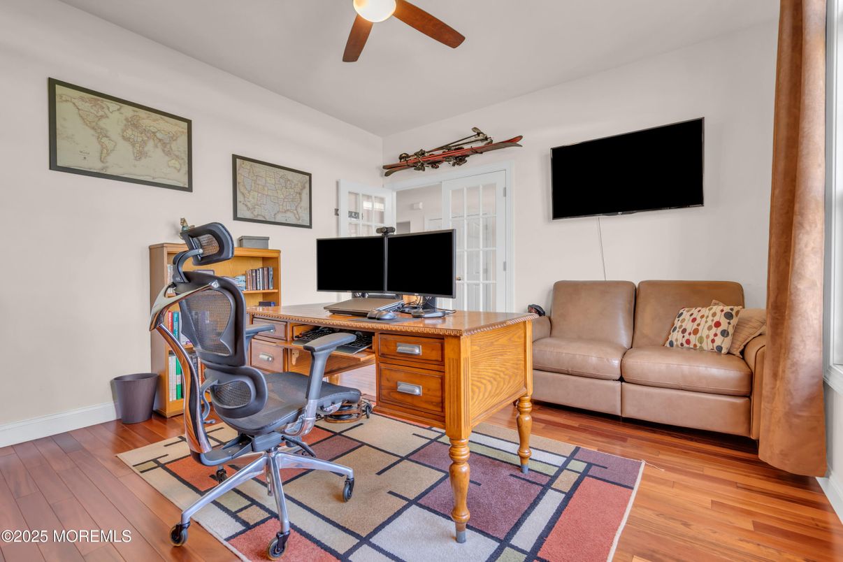 Home Office, Interior, Wood Texture Flooring