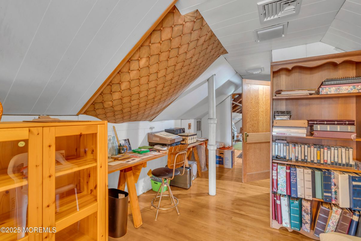 Interior, Stone Walls, Wood Texture Flooring