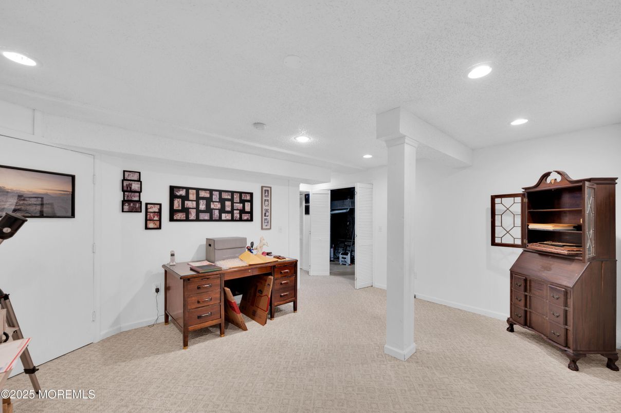 Home Office, Interior, Recessed Lighting