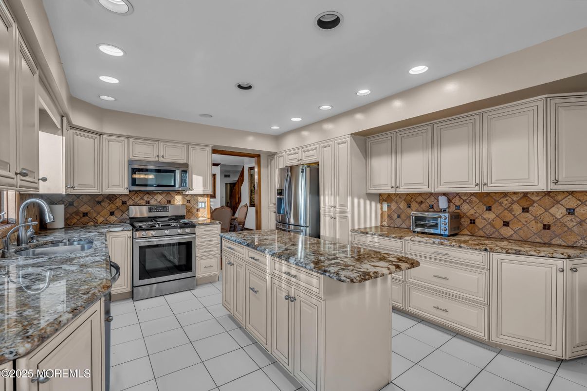 Interior, Kitchen, Recessed Lighting, Stainless Steel Appliances