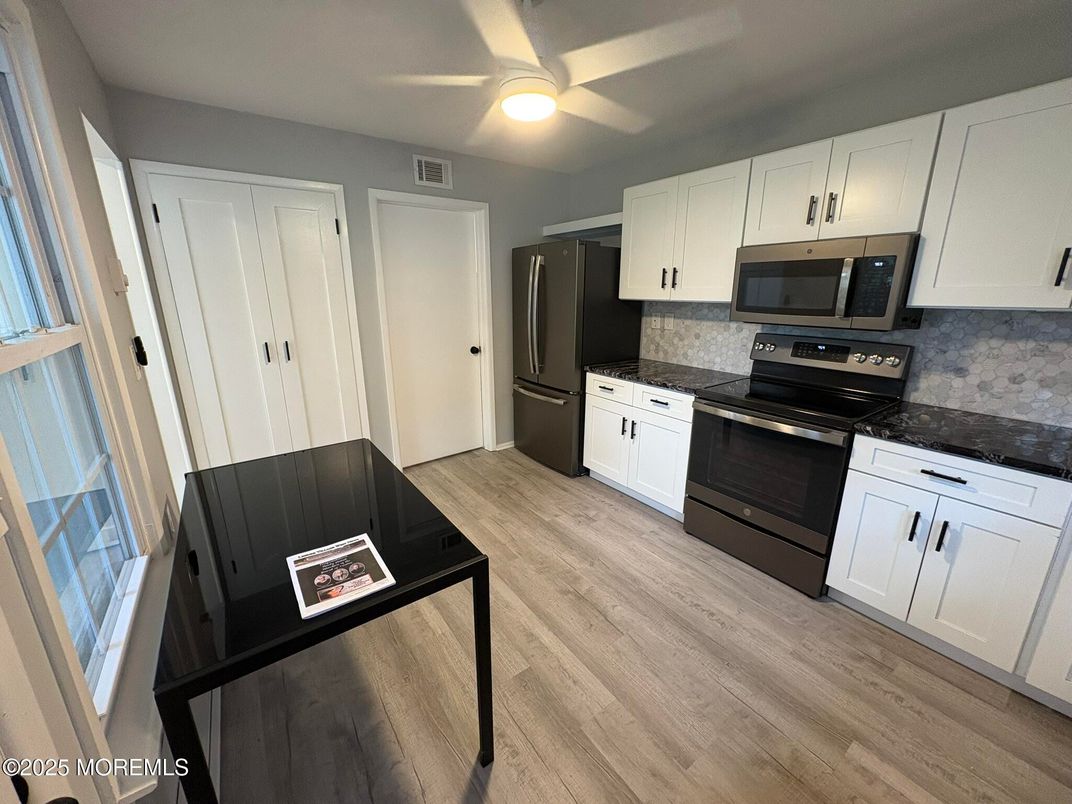 Interior, Kitchen, Wood Texture Flooring