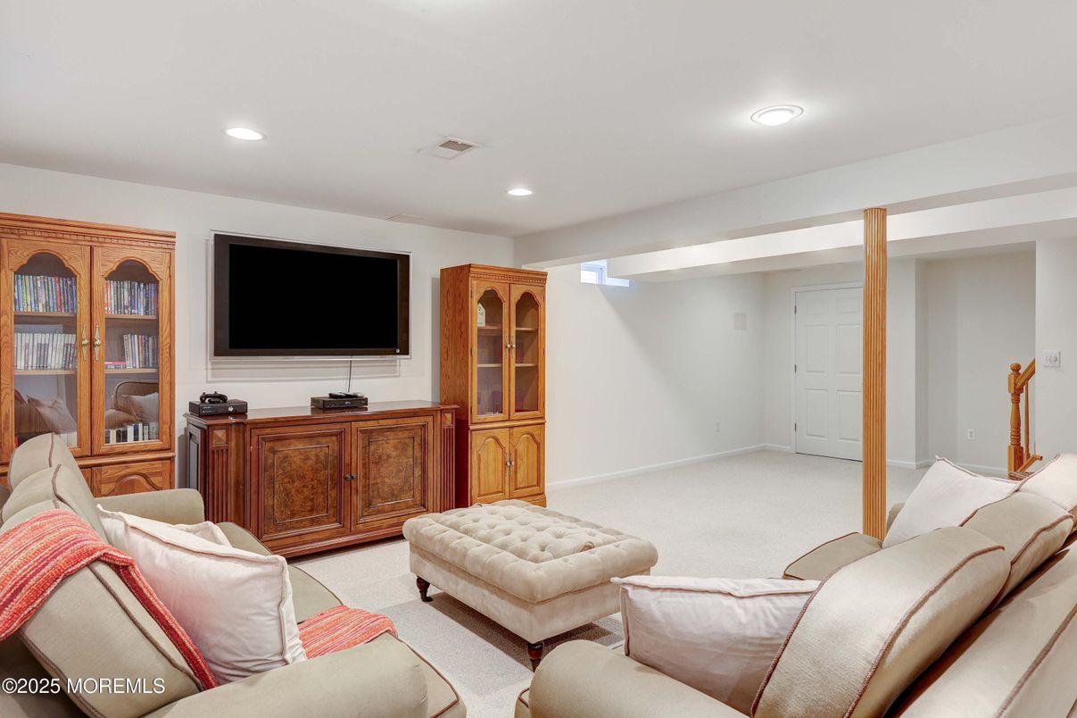 Interior, Living room, Recessed Lighting