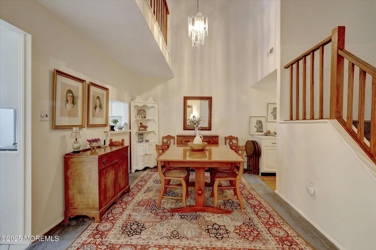Dining room, Interior, Pendant Lights