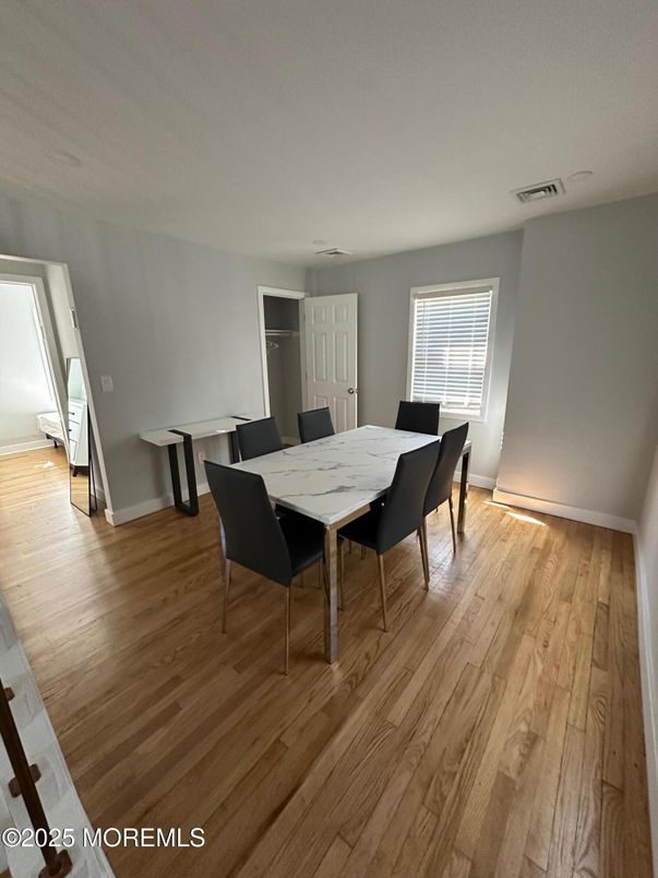 Dining room, Interior, Wood Texture Flooring