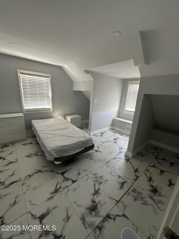 Bedroom, Interior, Marble, Recessed Lighting
