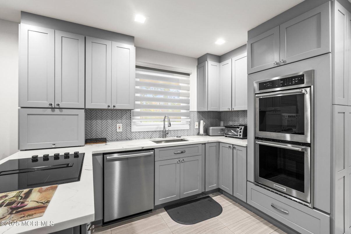 Interior, Kitchen, Recessed Lighting, Stainless Steel Appliances