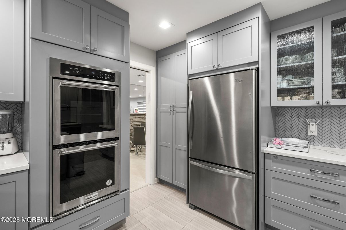 Interior, Kitchen, Recessed Lighting, Stainless Steel Appliances