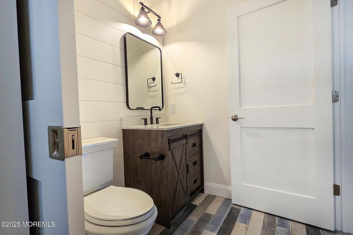 Bathroom, Interior, Wood Texture Flooring