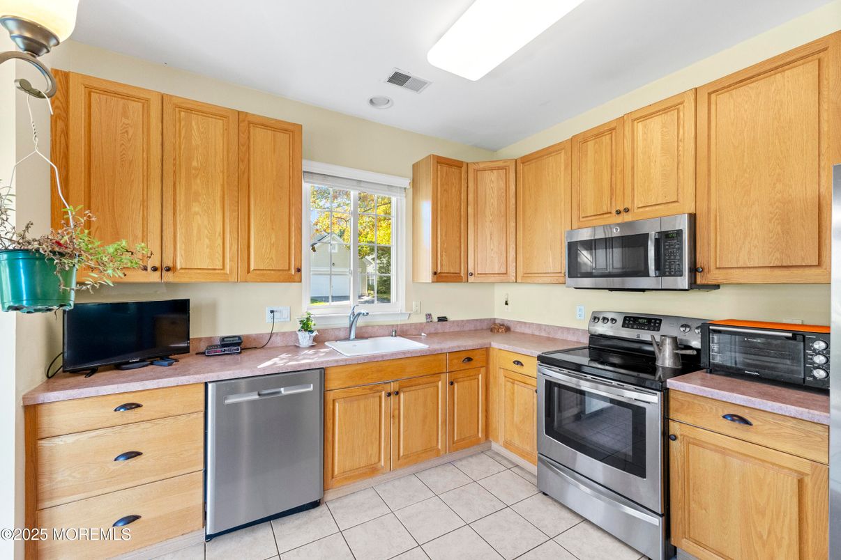 Interior, Kitchen, Recessed Lighting, Stainless Steel Appliances