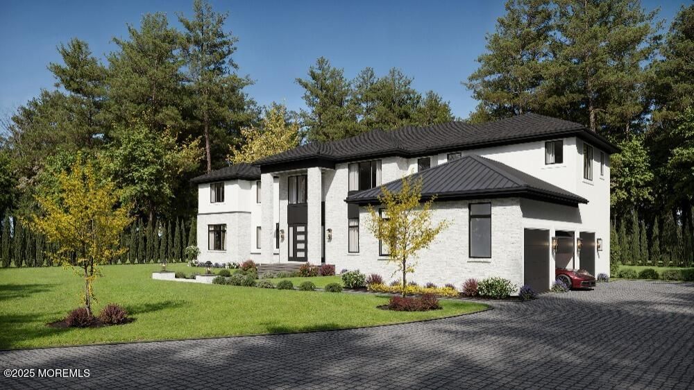 Attached, Exterior, Facade, Mediterranean