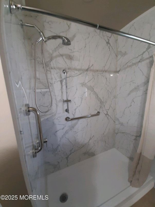 Bathroom, Interior, Marble Walls