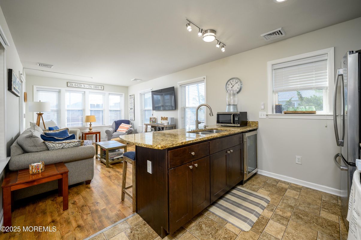 Interior, Kitchen, Living room, Recessed Lighting