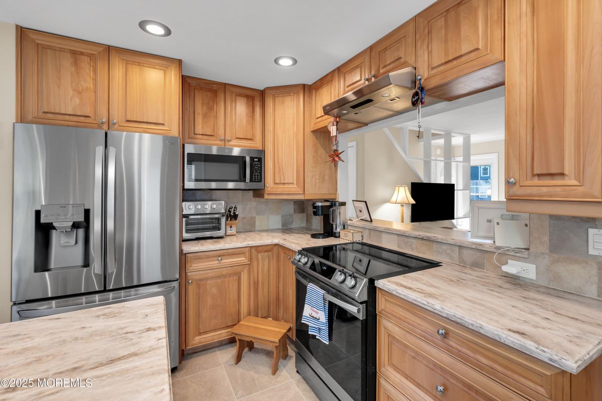 Interior, Kitchen, Recessed Lighting, Stainless Steel Appliances