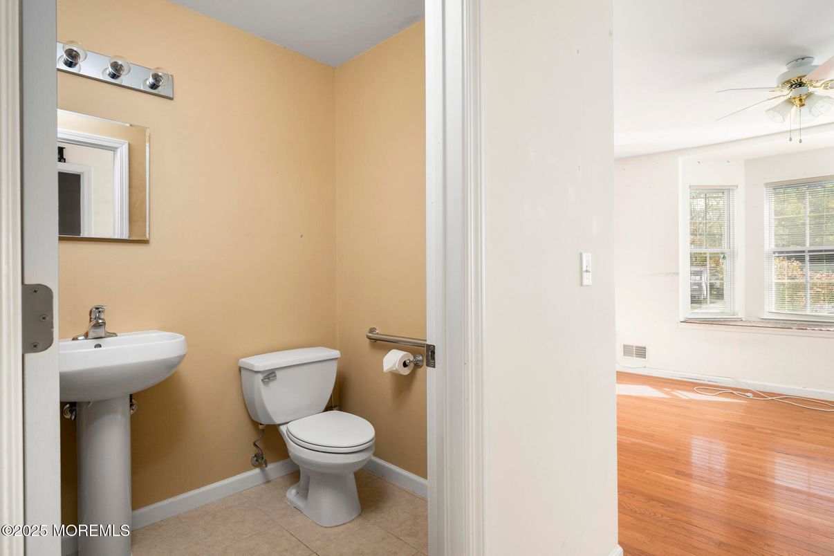 Bathroom, Interior, Wood Texture Flooring