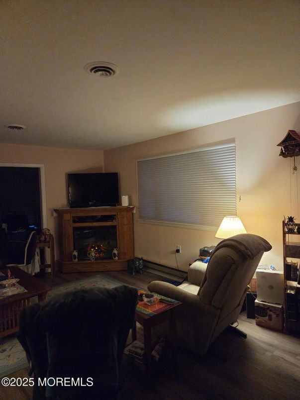 Fireplace, Interior, Living room, Wood Texture Flooring