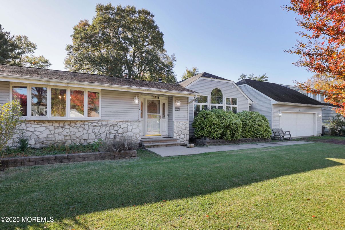 Backyard, Detached Garage, Exterior, Facade, Ranch