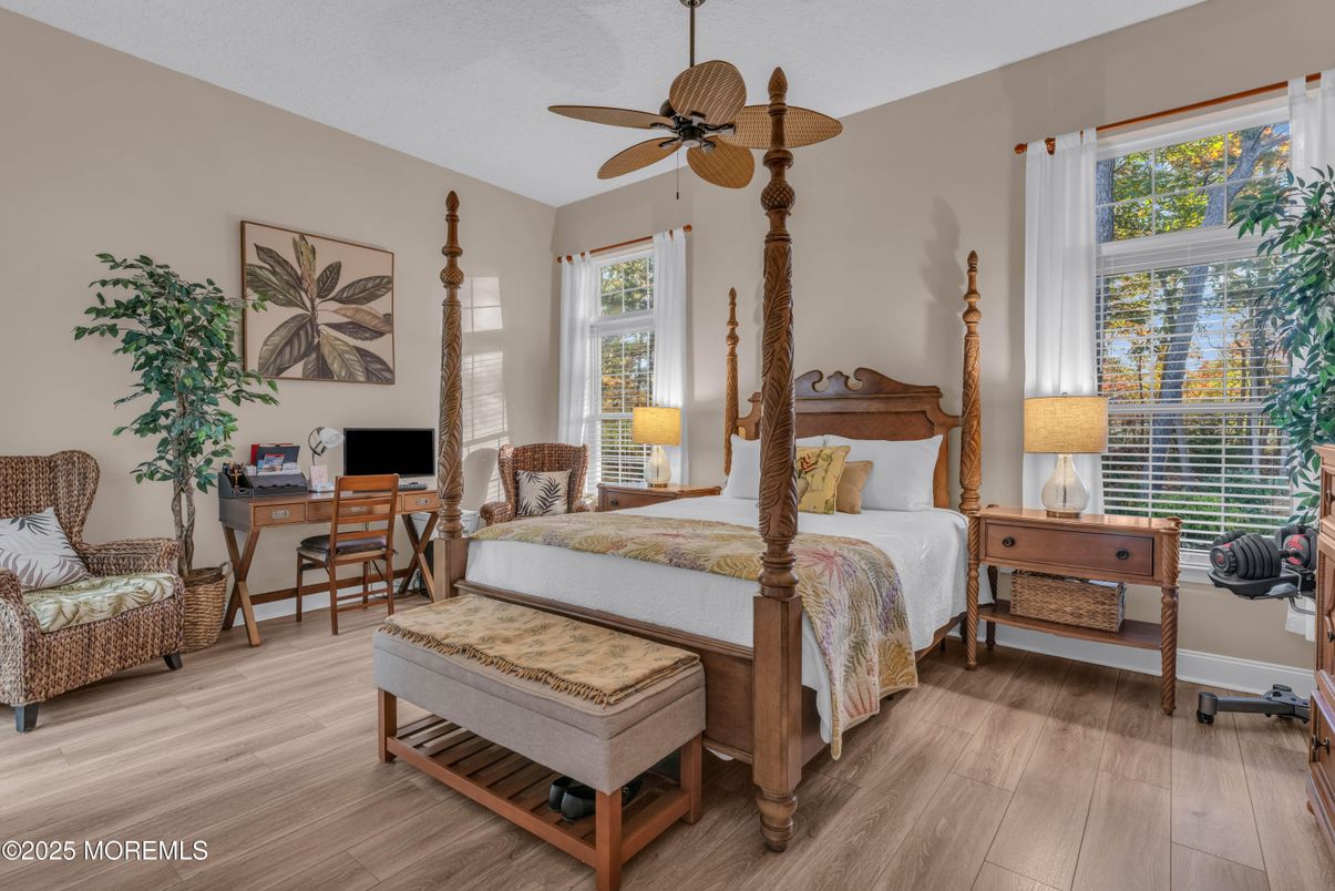 Bedroom, Interior, Wood Texture Flooring