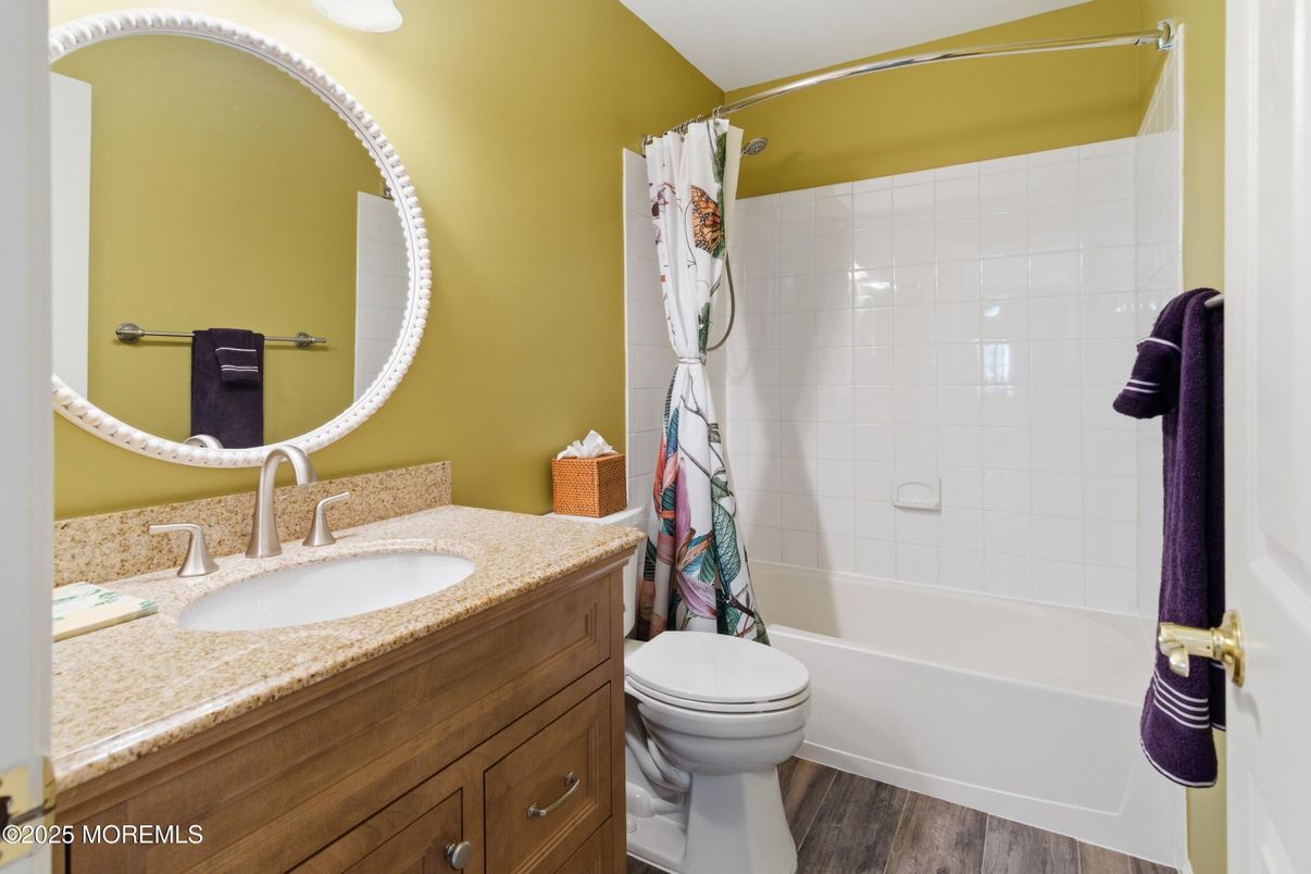 Bathroom, Interior, Wood Texture Flooring