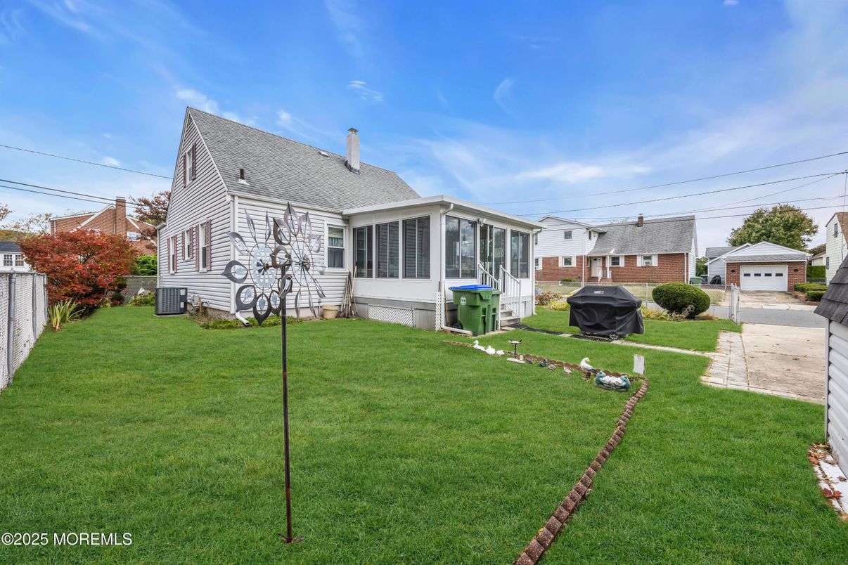 Backyard, Detached Garage, Exterior