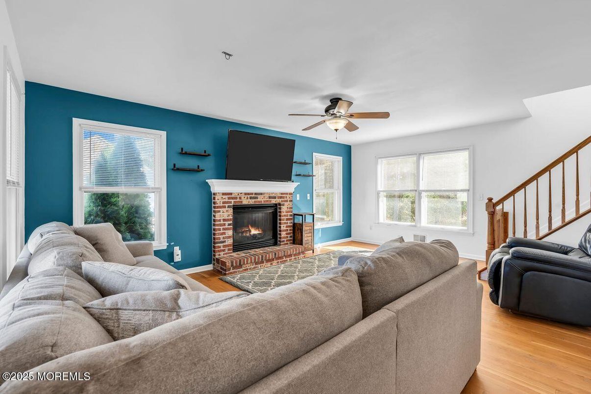 Fireplace, Interior, Living room, Wood Texture Flooring