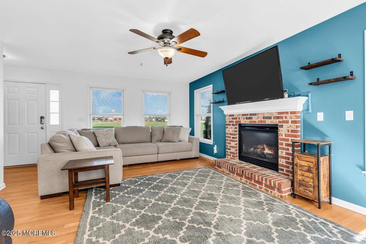 Fireplace, Interior, Living room, Wood Texture Flooring