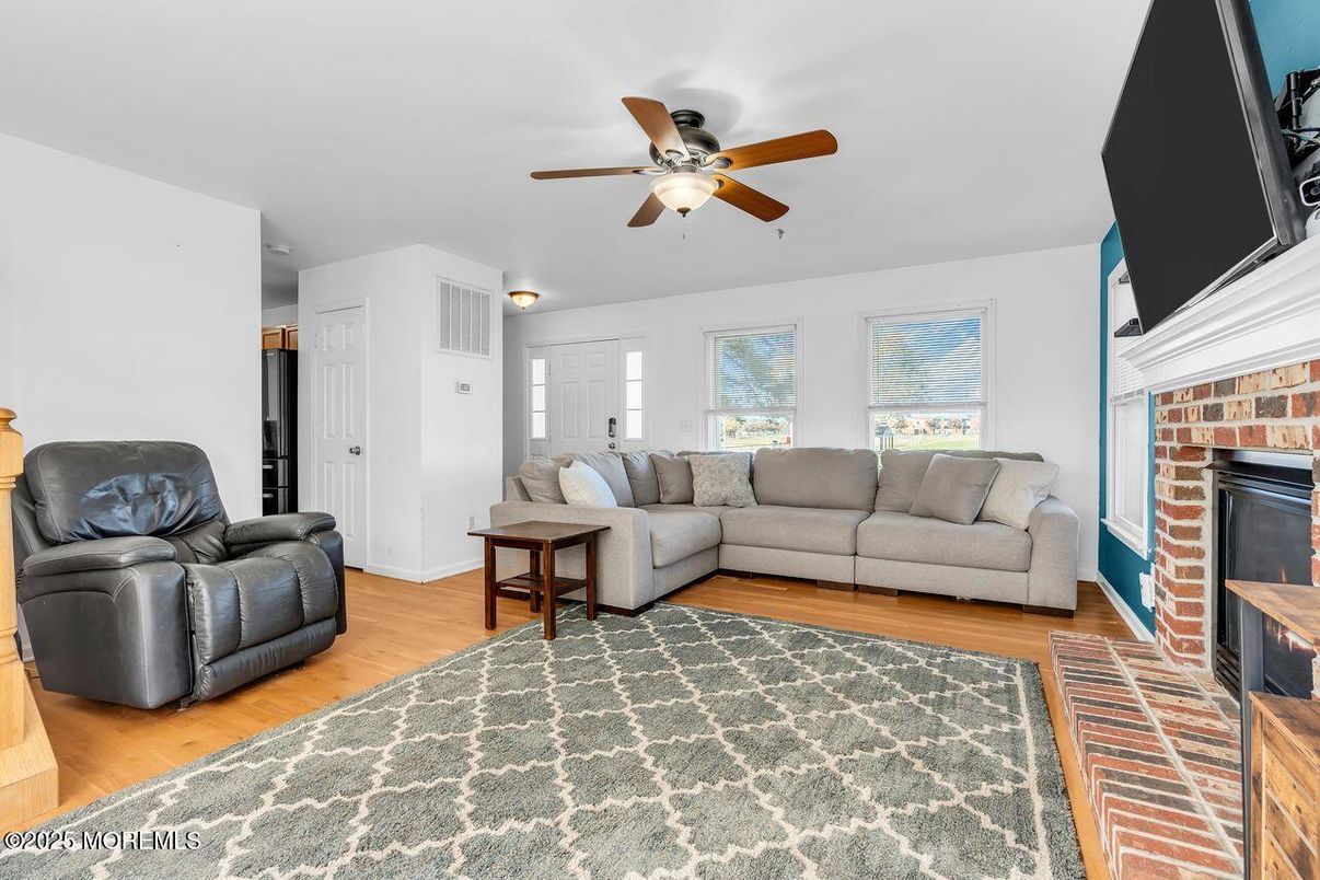 Fireplace, Interior, Living room, Wood Texture Flooring