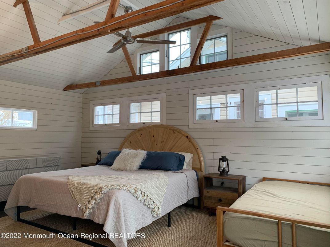Bedroom, Interior, Wooden Beams