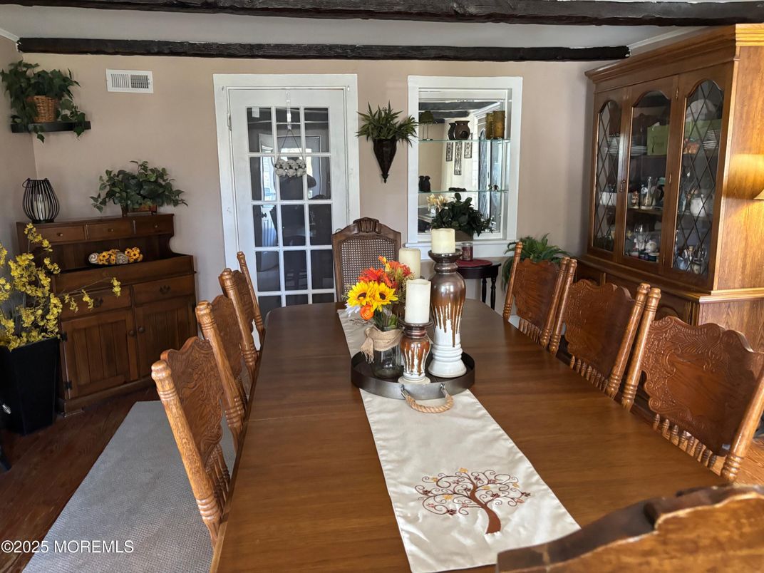 Dining room, Interior, Wood Texture Flooring