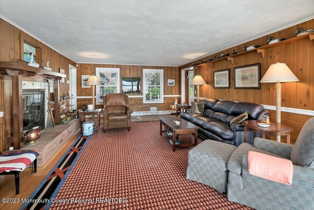 Fireplace, Interior, Living room, Wooden Walls