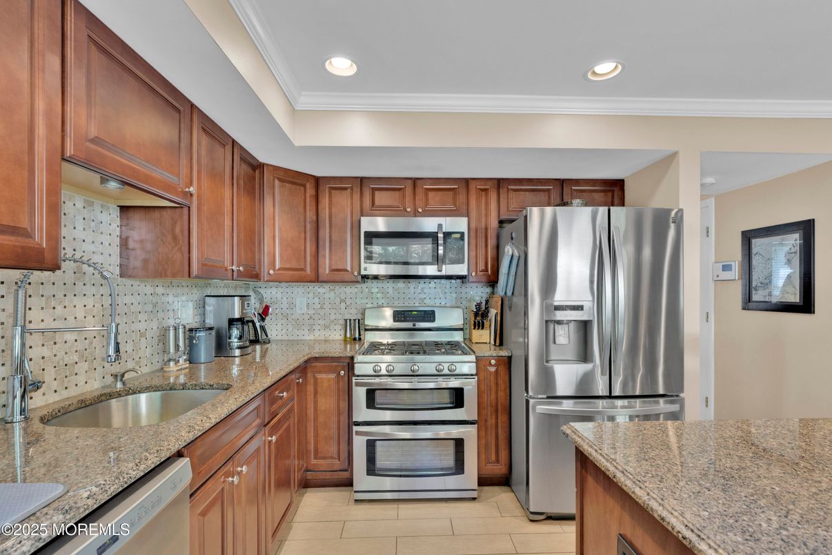 Interior, Kitchen, Recessed Lighting, Stainless Steel Appliances