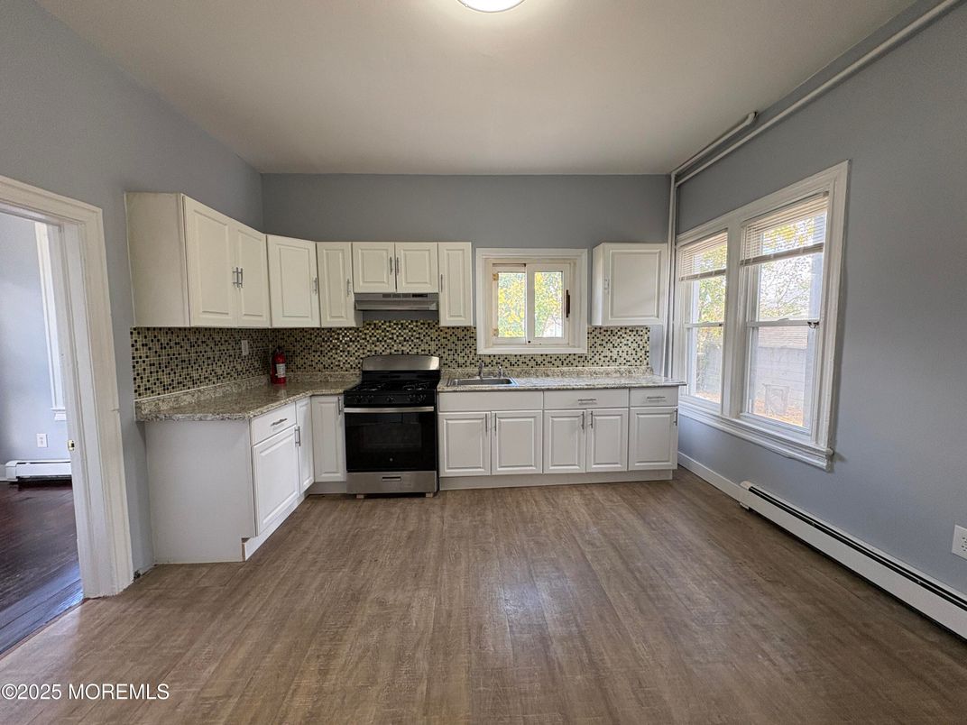 Interior, Kitchen, Wood Texture Flooring