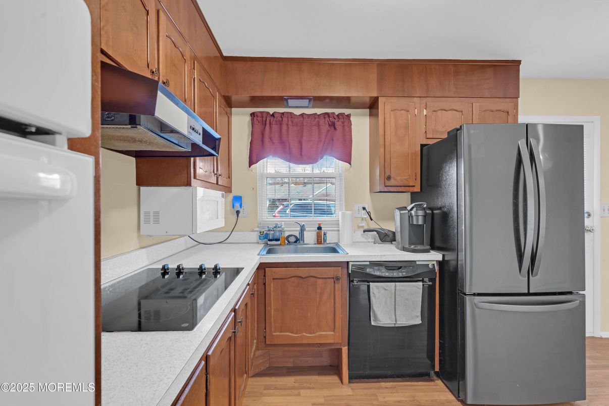 Interior, Kitchen, Wood Texture Flooring