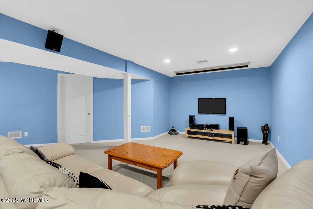 Interior, Living room, Recessed Lighting
