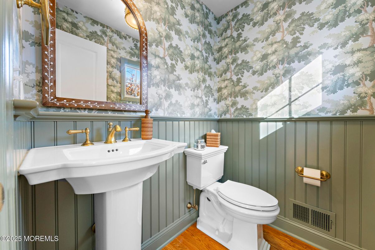 Bathroom, Interior, Wood Texture Flooring