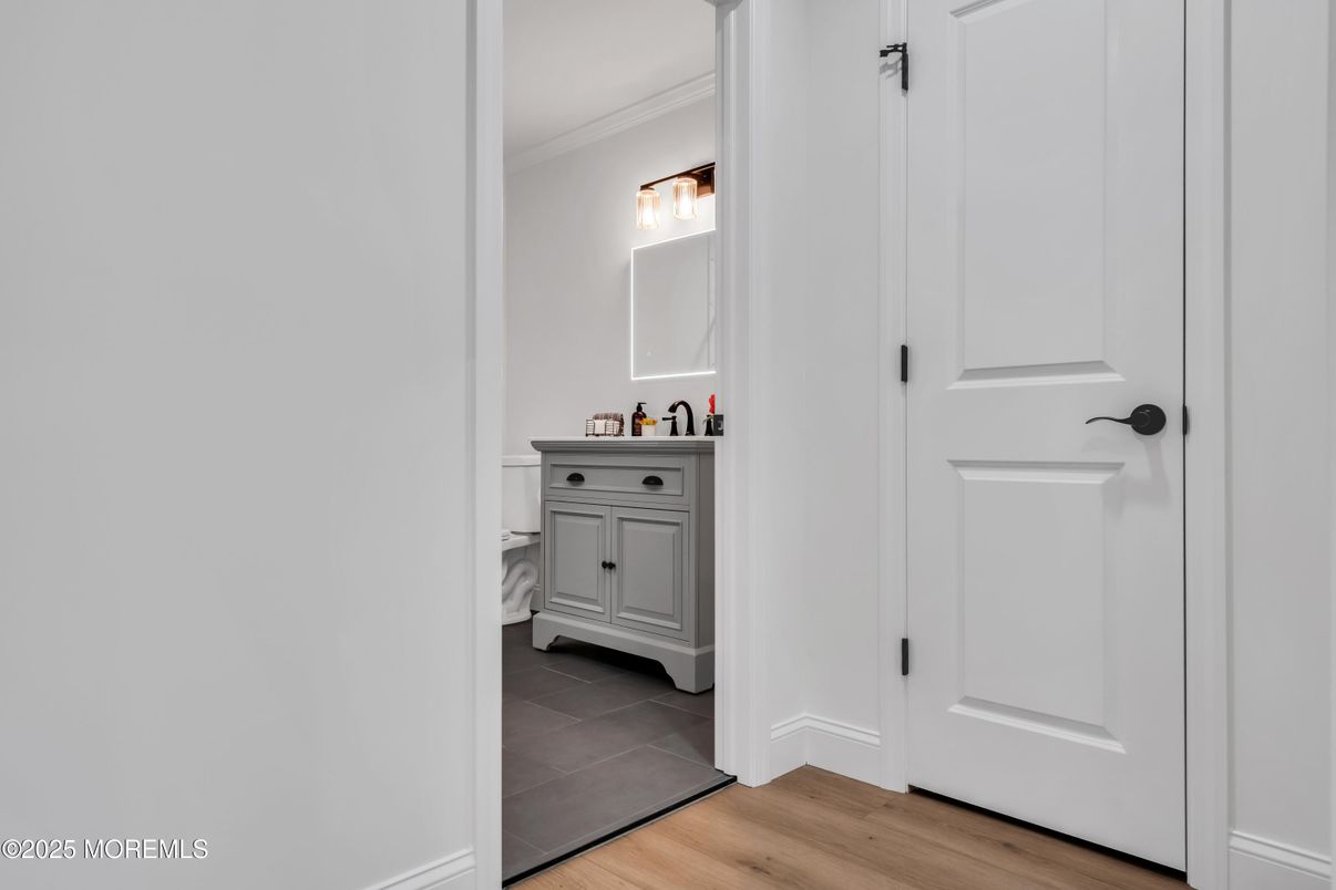 Bathroom, Interior, Wood Texture Flooring