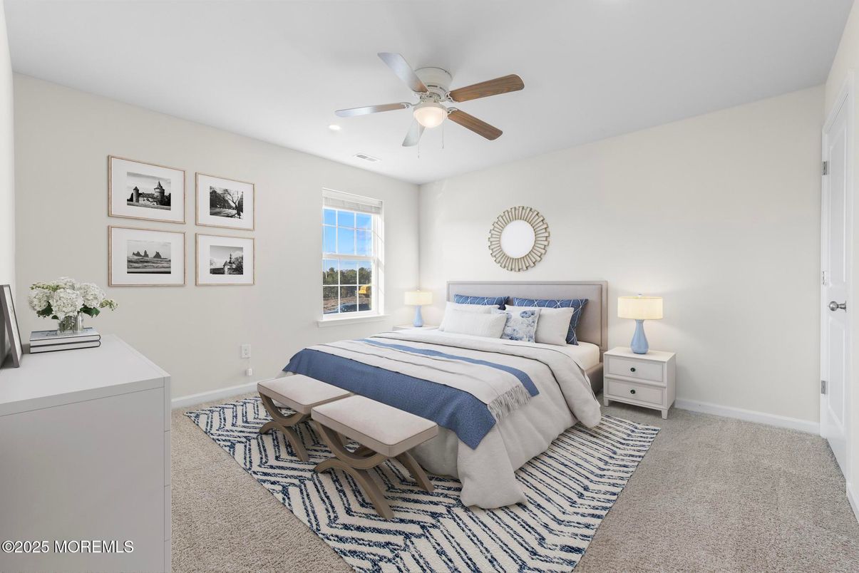 Bedroom, Interior, Recessed Lighting