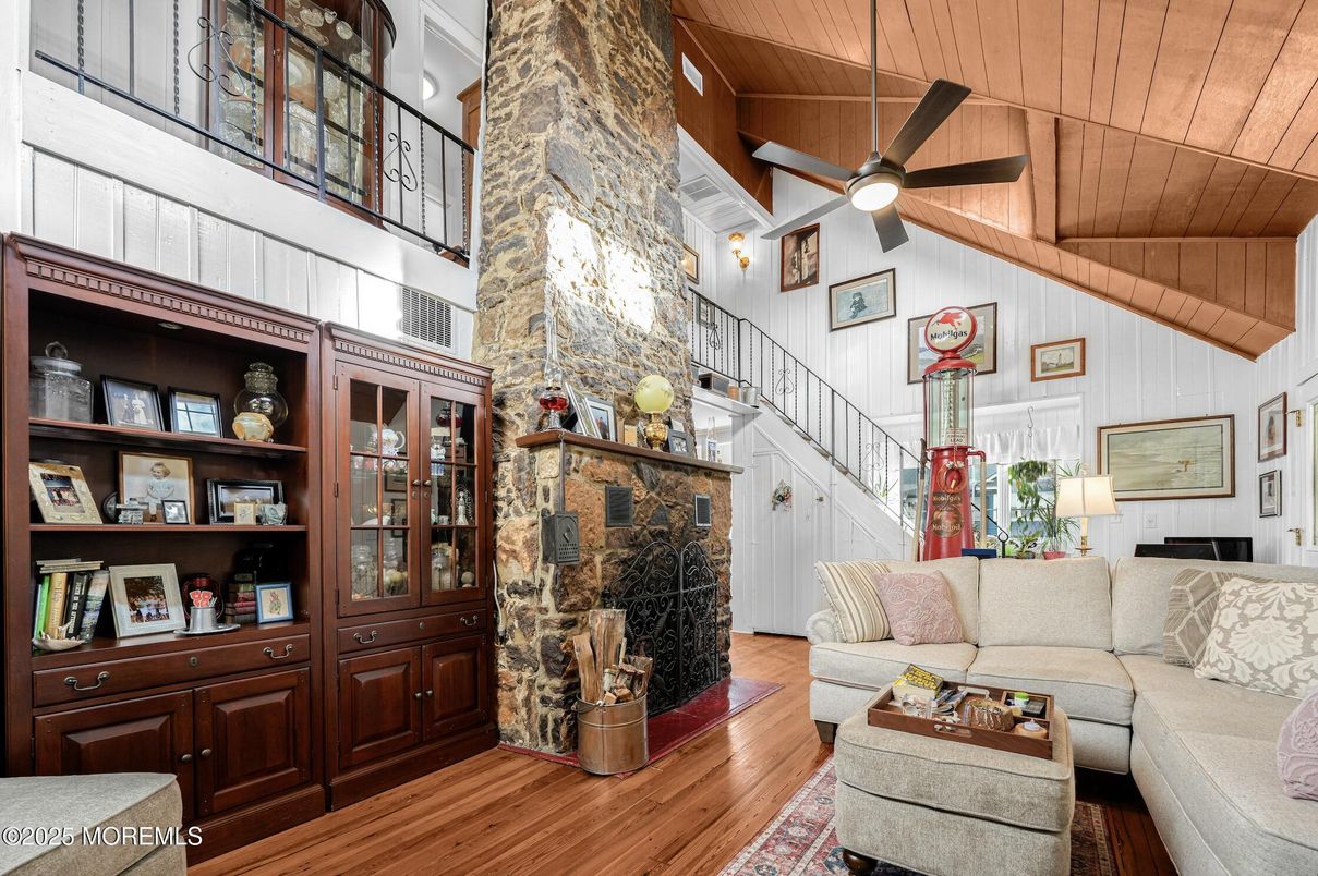 Interior, Living room, Stone Walls, Wooden Beams, Wooden Ceilings, Wood Texture Flooring