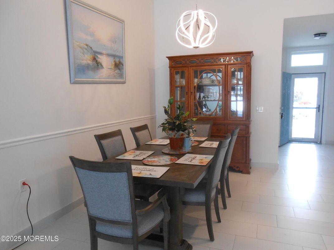 Dining room, Interior, Pendant Lights